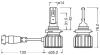 Лампа світлодіодна LED HB3(9005)/H10/HIR1 LEDriving HL BRIGHT 12V 6000К (компл. 2 шт) OSRAM 9005DWBRT-2HFB (фото 3)