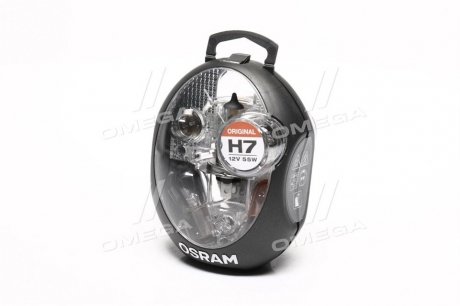 Лампа фарна (набiр) H7 12V 55W PX26d (вир-во) OSRAM CLKMH7