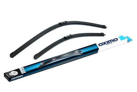 Комплект щіток склоочисника безкаркасних 525+475 мм OXIMO WA475525A