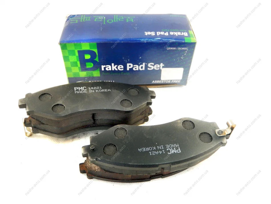 Колодка тормозная передняя 1.6-2.0 Лачетти, Эванда (PartsMall) PARTS MALL 96253383 (фото 1)