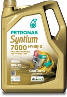 Олива моторна SYNTIUM 7000 HYBRID 0W-20 SP (5L) PETRONAS 70803M12EU