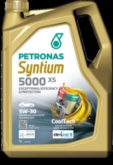 Олива 5W30 SYNTIUM 5000 XS (5L) PETRONAS 70956M12EU
