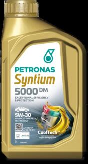 Олива моторна SYNTIUM 5000 DM 5W-30 SN (1L) PETRONAS 70957E18EU
