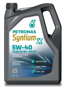 Олива моторна SYNTIUM X 5W-40 A3/B4 (5L) PETRONAS 70983M12EU