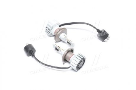 Лампа светодiодна LED H4 12/24V Ultinon Pro5000 +160 15W 5800K (комплект) PHILIPS 11342U50CWX2 (фото 1)