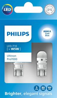 Комплект світлодіодних автоламп PHILIPS 11961XU70X2