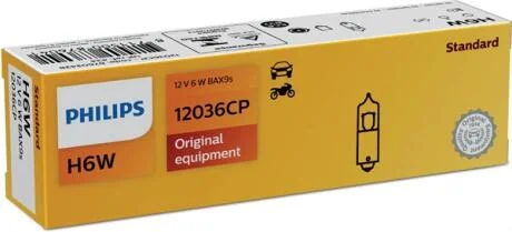 Автолампа 6W PHILIPS 12036CP