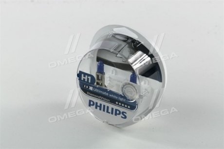 Лампа накалу H1 12V 55W P14,5s Diamond Vision 5000K PHILIPS 12258DVS2