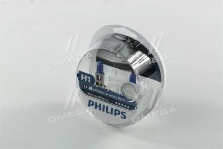 Лампа накалу H1 12V 55W P14,5s Diamond Vision 5000K (вир-во Philips) PHILIPS 12258DVS2