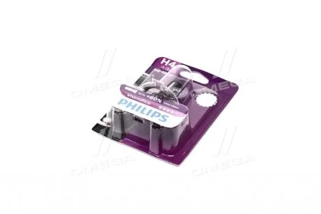 Лампа розжарювання H4VisionPlus12V 60/55W P43t-38 (вир-во Philips) PHILIPS 12342VPB1