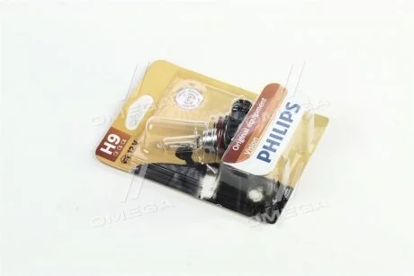 Лампа накалу H9 12V 65W PGJ19-5 STANDARD (вир-во Philips) PHILIPS 12361B1