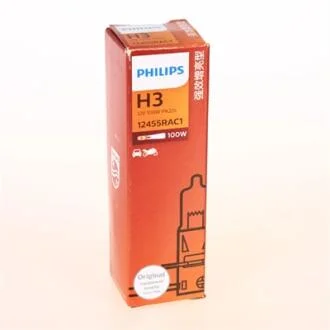 Автолампа галогенова 100W PHILIPS 12455RAC1