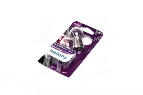 Лампа розжарювання P21/5wvisionplus12v 21/4w Bay15d(вир-во Philips) PHILIPS 12499VPB2