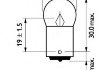 Лампа 24V R10W24V 10W BA15s (вир-во) PHILIPS 13814CP (фото 3)