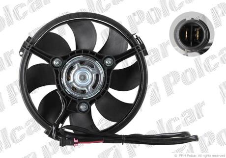Вентилятори з корпусом / кронштейном AUDI A4/VW PASSAT B5 Polcar 132423W2