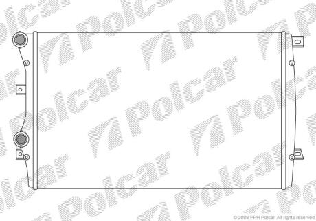 Радіатори охолодження BEETLE, 11- Polcar 133108A2