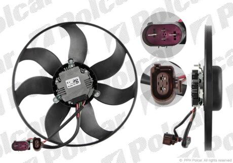 Вентилятор без кожуха AUDI/VW/SKODA/SEAT Polcar 133123U41
