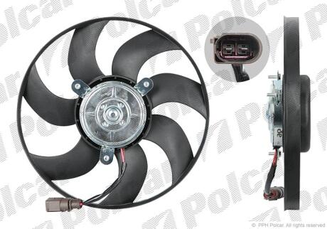 Вентилятор без кожуха AUDI/VW/SKODA/SEAT Polcar 133123U51