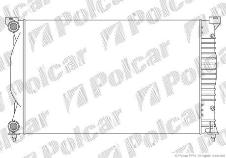Радіатори охолодження A4 94-00 Polcar 133408A1