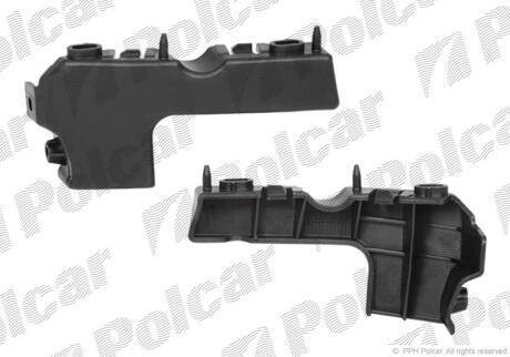 Кронштейн бампера A4, SDN/AVANT 04-08 Polcar 1335075