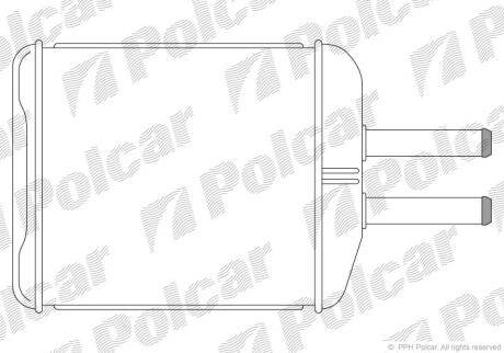 Радиатор отоп Epica 96472174 Polcar 2510N81