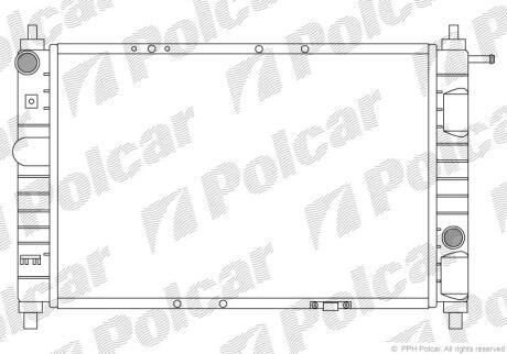 Радіатори охолодження MATIZ Polcar 290208A
