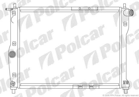Радіатори охолодження LANOS Polcar 291208A1