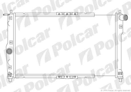 Радіатори охолодження LANOS Polcar 291208A