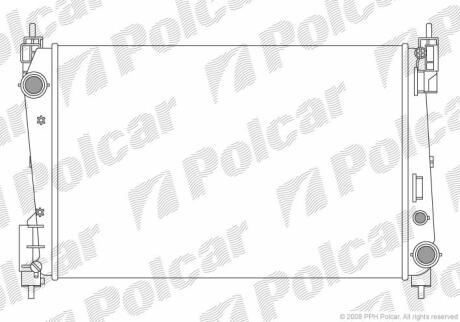 Радіатори охолодження PUNTO GRANDE 05- Polcar 302408A1