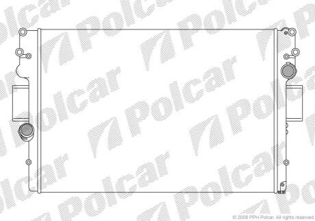 Радіатори охолодження DAILY 2000 02- Polcar 305208A5