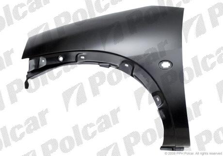 Крило переднє FORD KA Polcar 320001