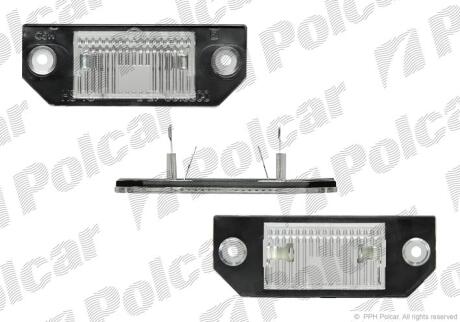 Фара номерного знака FOCUS II, 05- Polcar 3202959E