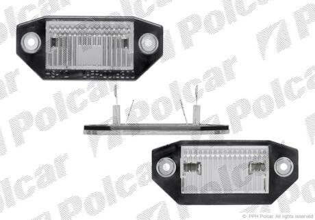 Фара номерного знака FORD MONDEO, 01- Polcar 3218959E
