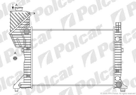 Радіатори охолодження SPRINTER 95- Polcar 506208A1