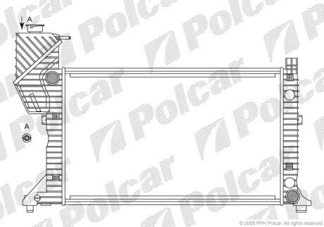 Радіатори охолодження SPRINTER 95- Polcar 506208A2
