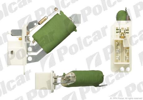 Регулятор вентилятора кабіни ASTRA/VECTRA/CALIBRA Polcar 5507KST2