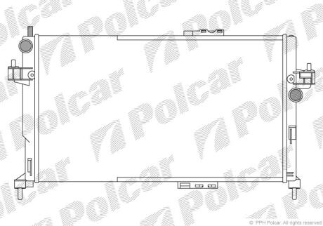 Радіатори охолодження COMBO 01- Polcar 555608A4
