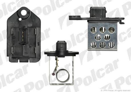 Блок управління вентилятора P. 206/406 Polcar 5723KST3