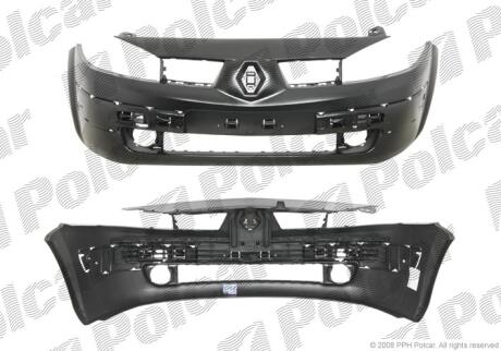 Бампер передній RENAULT MEGANE II Polcar 6012077