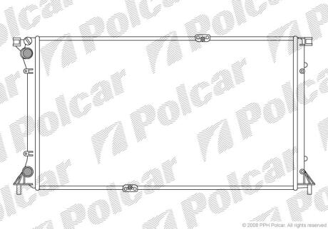 Радіатори охолодження TRAFIC 01-06 Polcar 602608A4
