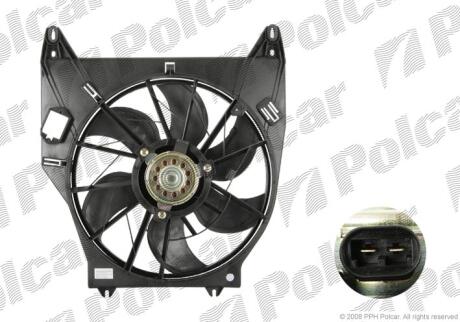 Вентилятори з корпусом / кронштейном R.KANGOO 7.97- Polcar 606023W2