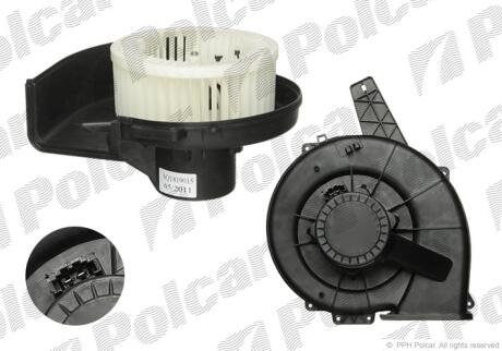 Вентилятор кабіни S.FABIA/VW POLO/AUDI Polcar 6913NU1