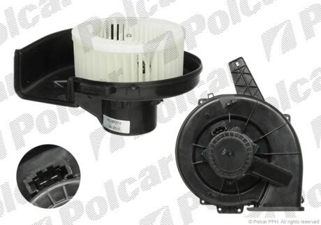 Вентилятор кабіни FABIA/ROOMSTER/POLO/FOX/A2 Polcar 6913NU2
