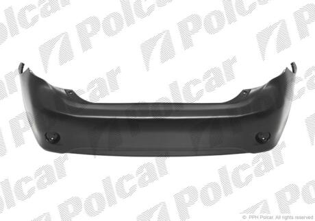 Бампер задній COROLLA, 03.07- Polcar 811796