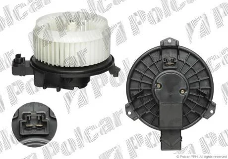 Вентилятор кабіни T. AURIS / COROLLA / RAV4 / PRIUS / MATRIX Polcar 8148NU2