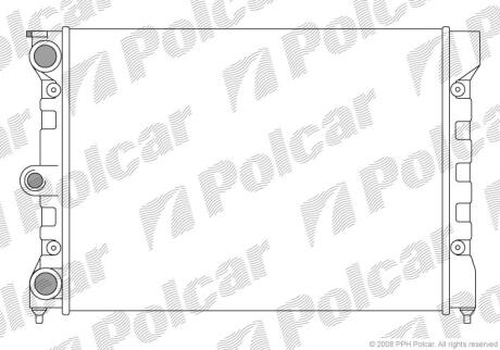Радіатори охолодження PASSAT/SANTANA 80-88 Polcar 953408A1