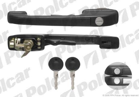 Ручка зовнішня VW GOLF I/II Polcar 9534Z41