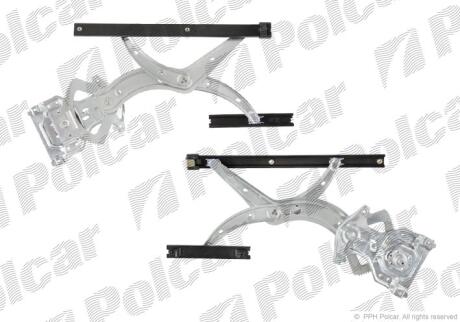 Склопідйомник ручної vw PASSAT (B3), 88- Polcar 9546PSM2