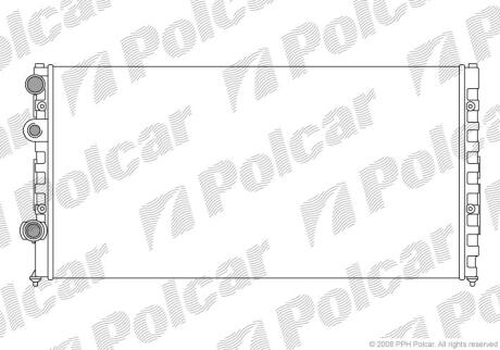 Радіатори охолодження PASSAT 93-96 Polcar 954708A2