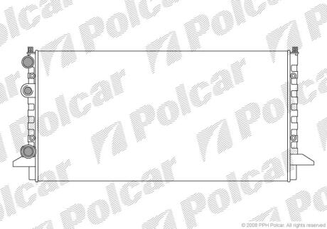 Радіатори охолодження PASSAT 93-96 Polcar 954708A3